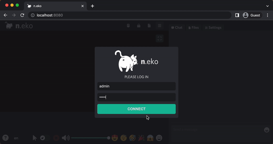 Neko(n.eko) 网页客户端:浏览器里打开一个共享虚拟桌面